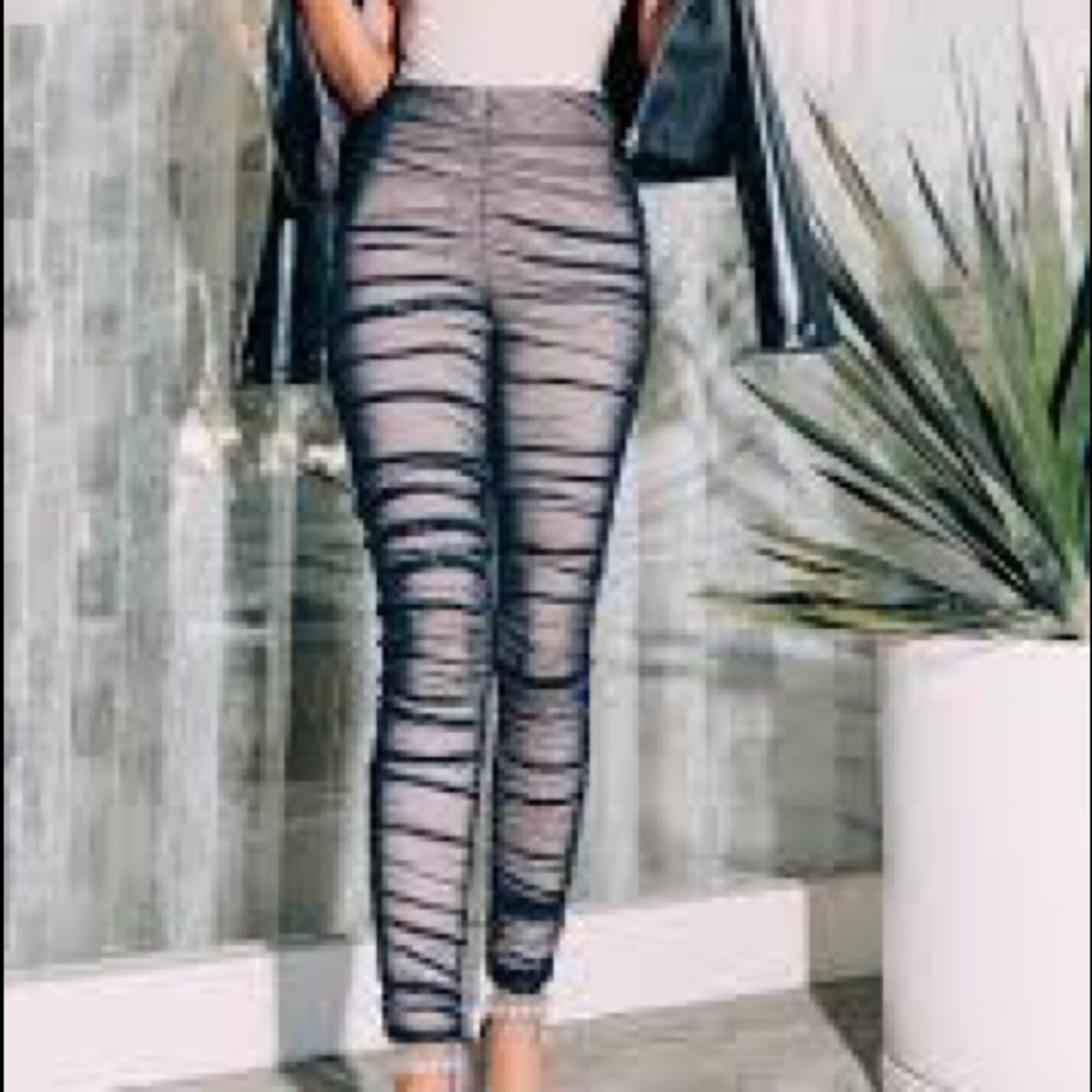 Pretty little thing rouched pants